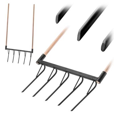 Ручной аэратор для газона Вертикулятор травы металлический с ручкой Садовый