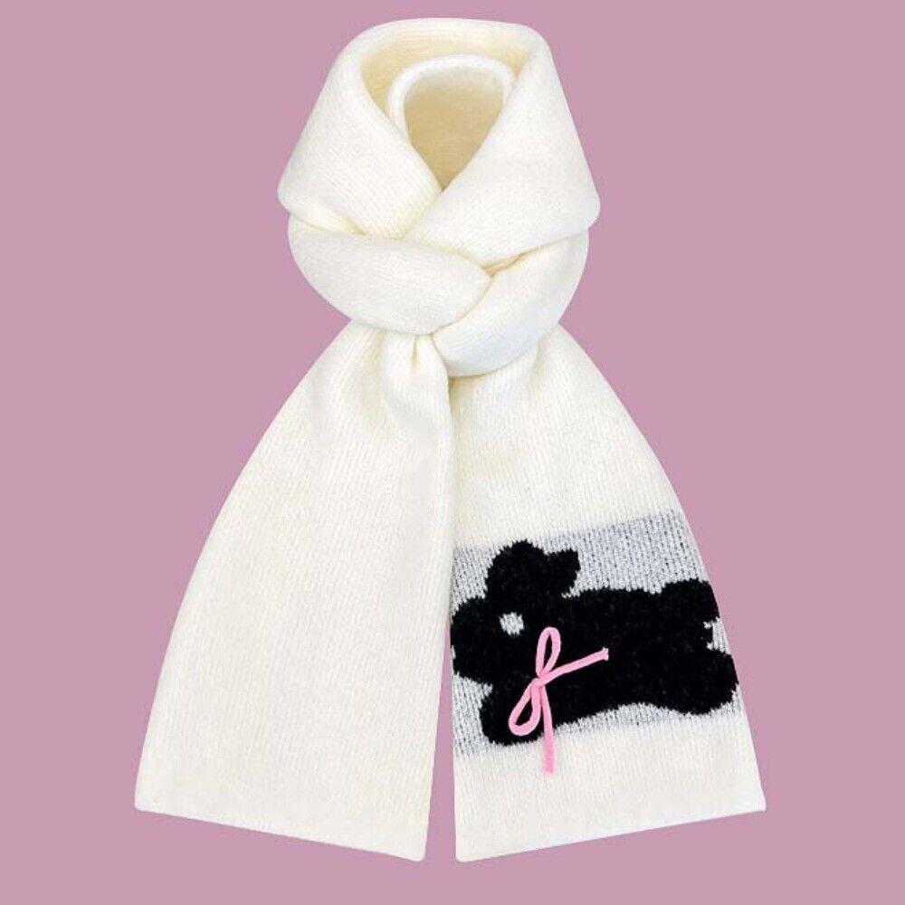 Полиэстеровый шарф Толстый вязаный шарф Милая шаль Зима