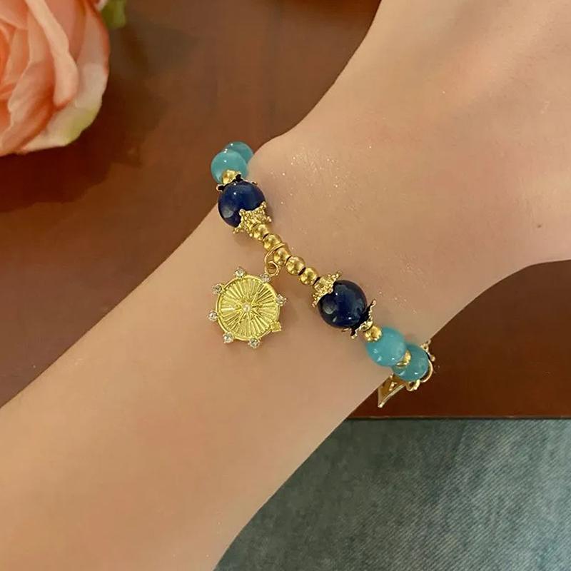 Игра Genshin Impact Kaedehara Kazuha Браслет Бисерный Браслет Wanderer Balladeer Подвеска Kunikuzushi Браслеты Косплей Реквизит