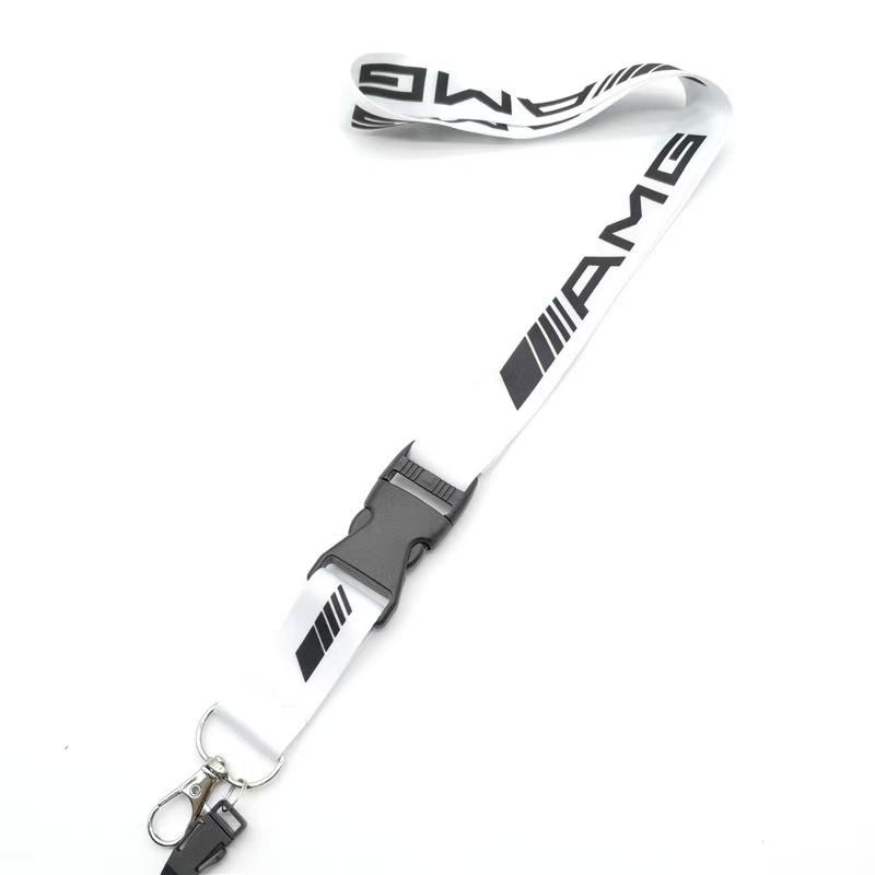 GOX3 Neck Strap Lanyard Key Cell Phone Work ID Card Hanging Rope For Mercedes Benz W210 W222 W164 W203 W205 W251 CLK GLA ML Accessory