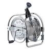 HATAYA Steel Hose Made In Outdoor Type Lever 7 Pressure Resistant To Silver SSD-15J All-Stainless Reel, 15m, Japan, Use, LN-3 Nozzle, Patterns,