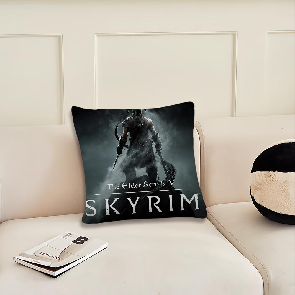 E-Elder S-Scrolls V Skyrim Наволочка для подушки Дом Диван Гостиная Офис Магазин Чехол Печать Комфорт Украшения Скандинавская простота