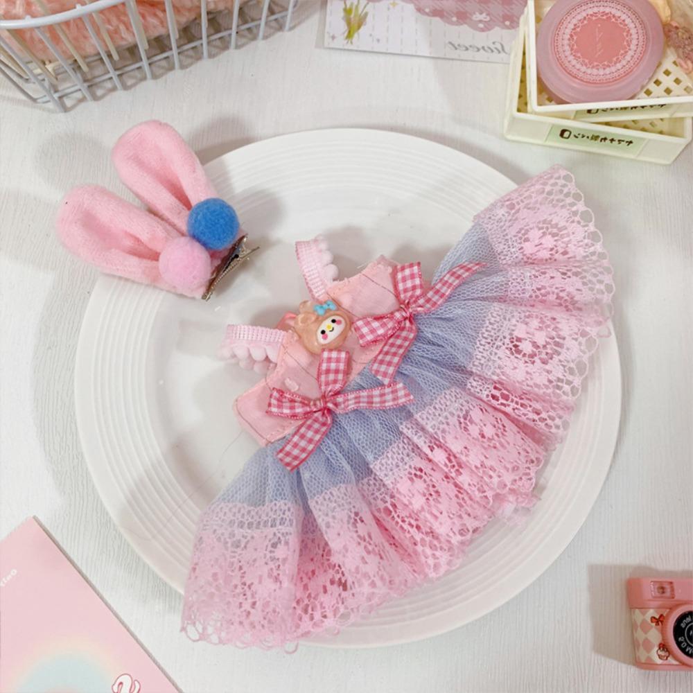 1 комплект кружевной 20 см хлопковой кукольной одежды, игрушечные аксессуары, хлопковая кукольная одежда Лолиты, платье, детский подарок