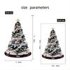Waterproof Christmas Tree Window Decoration Window Glass Decoration Pvc Sticker XMAS Decorative Stickers for Bedrooms & Holiday