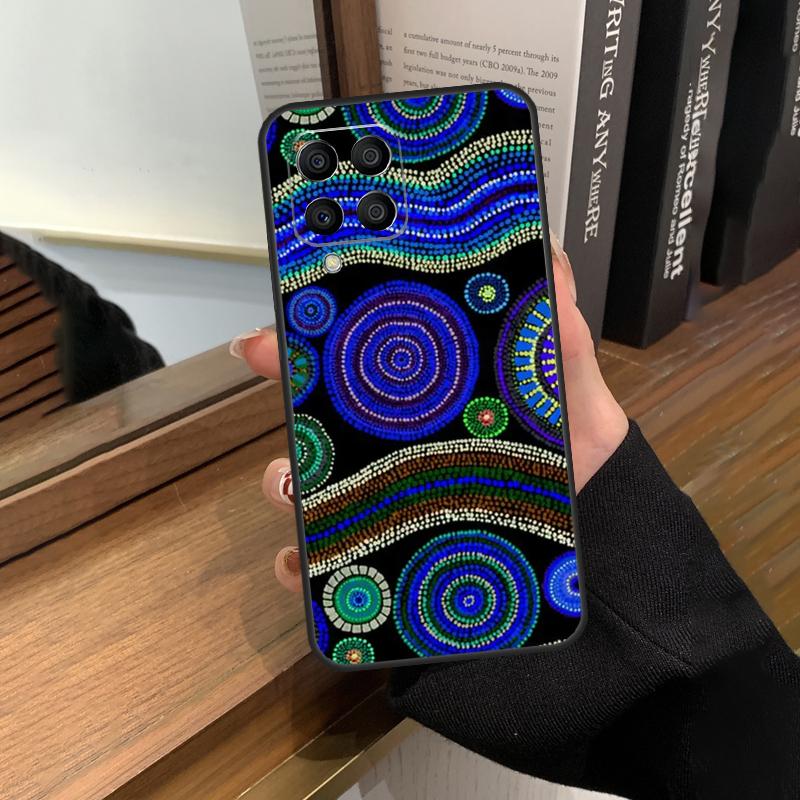 Aboriginal Art Print Case For Samsung Galaxy M31 M21 M11 M20 M23 M54 M14 M34 M13 M52 M32 M12 M16 M36 M56 M15 M55