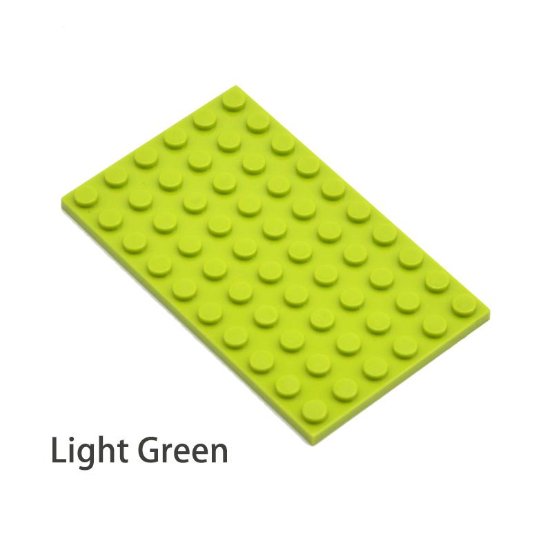 10pcs DIY Building Blocks Thin Figures Bricks 6x10 Dots 12Color Educational Creative Size Compatible With 3033 Toys for Children