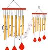 Blissful Golden Wind Chimes for Bedroom & Living Room – Tranquil Home Décor, Harmonizing Energy, Ideal Gift for Women, Men, Couples
