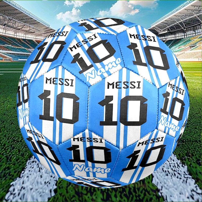 Custom Name Personalized football star-A Print Size 5 Soccer Ball Training & Match Football, for Team, Kicking, Gift for Football Enthusiasts