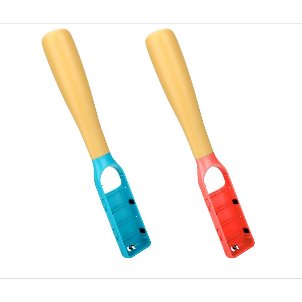 2Pcs Baseball Bat Handle Grips, TSV Baseball Stick Game Accessories Fit for Nintendo Switch/Switch OLED Joy-Con, Somatosensory Sports Game