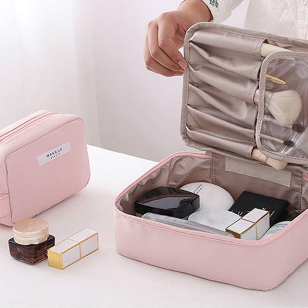 Capacity Zipper Wash Pouch Travel Organizer Women Toiletry Bag Cosmetic Bags Korean Storage Bags
