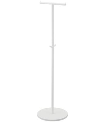 Умная тонкая вешалка Yamazaki, Белая, Размеры: 36,5 см Ш x 36,5 см Г x 140 см В, Модель 4080
