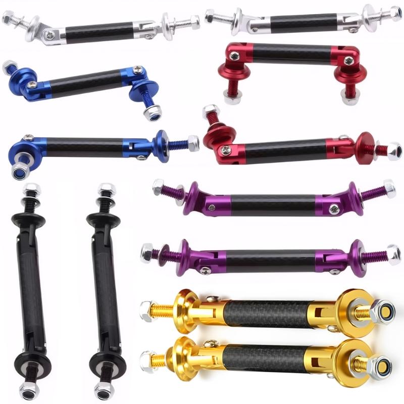 Set Of 2 Lightweight Car Front Lip Struts Rods Stabilizers Bars For Improved Stability And Control For Daily & Track Use