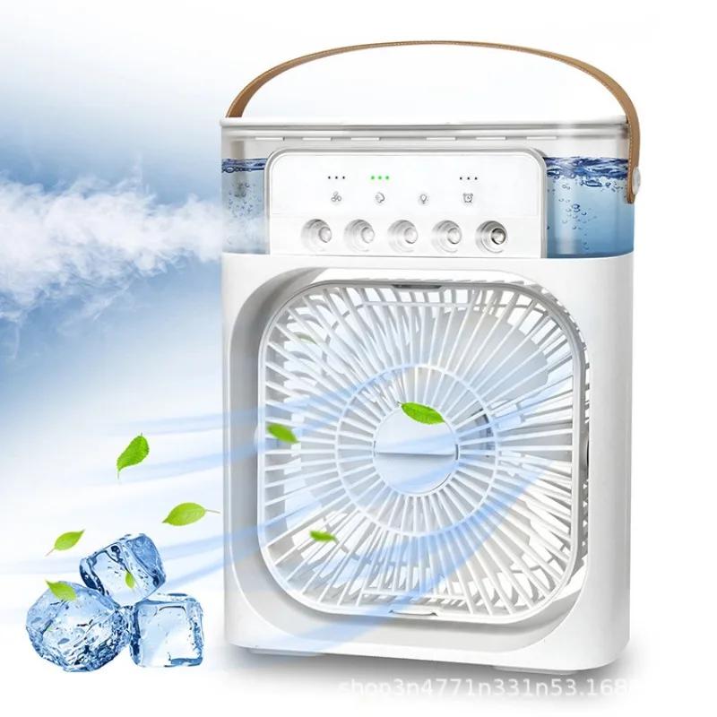 Portable Humidifier Fan AIr Conditioner Household Small Air Cooler Hydrocooling Portable Air Adjustment For Office 3 Speed Fan