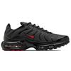 Nike Кроссовки Air Max Plus Bred Металлическая сетка Мужские Черные Университетский красный DO6383-001