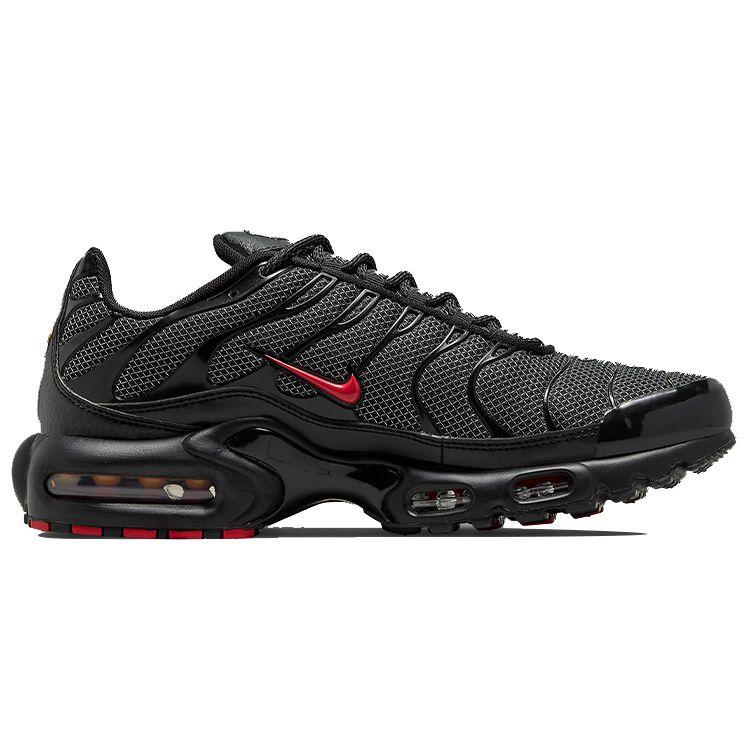 Nike Кроссовки Air Max Plus Bred Металлическая сетка Мужские Черные Университетский красный DO6383-001