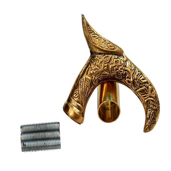 Трость Ручка Eagle Head Литая латунь с внешним соединительным стержнем