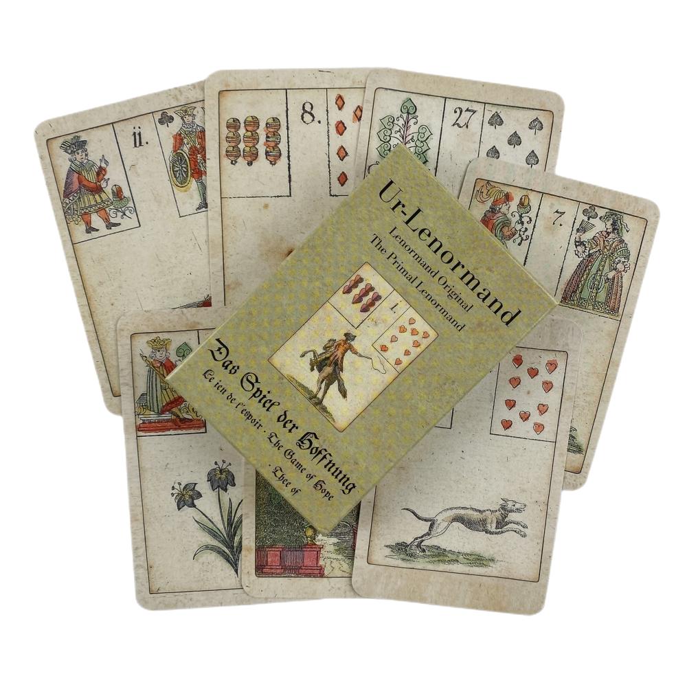 Мадемуазель Урания Ленорман Оракул Карты Таро Гадание Колода Английское Видение Настольная Игра Для Вечеринки