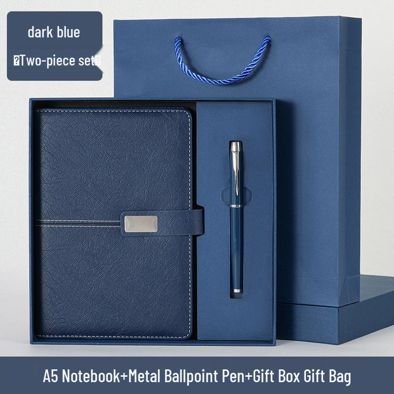 Подарочный набор с индивидуальным бизнес-блокнотом: Элегантный офисный сувенир с логотипом для корпоративных мероприятий