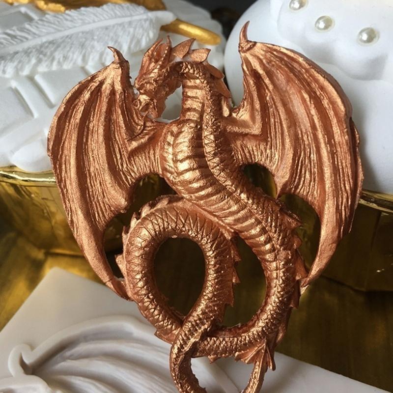 1PCS Dragon Silicone Mold Fondant Mold Cake Decorating Tools Chocolate Gumpaste Mold