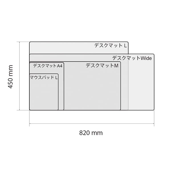 Itoya Коврик для стола А4 черный