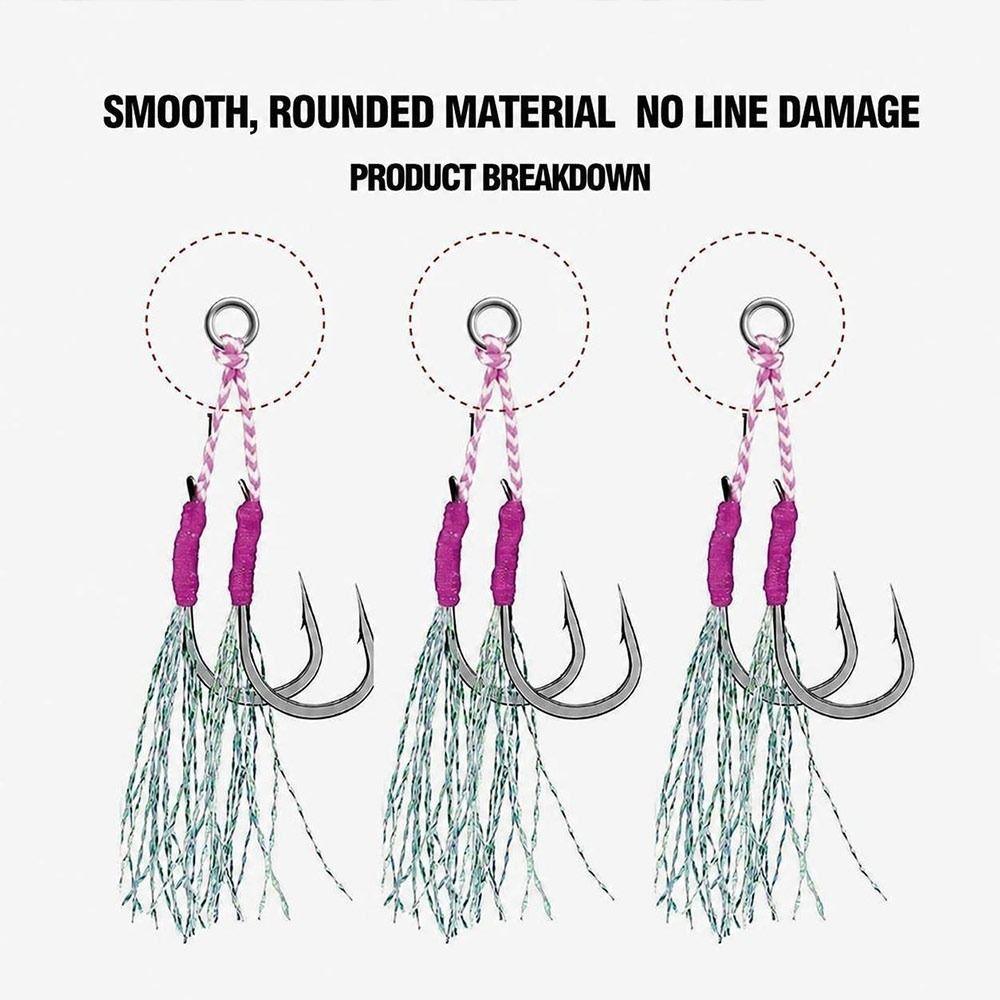 50pcs Corrosion Resistant Fishing Split Rings 50pcs Pack Jig Rings Freshwater Fishing