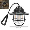 Vintage LED Camping Light 1200mAh Rechargeable Hanging Emergency Light Portable Tent Light Outdoor Lamp With Dimmer Desktop Ligh