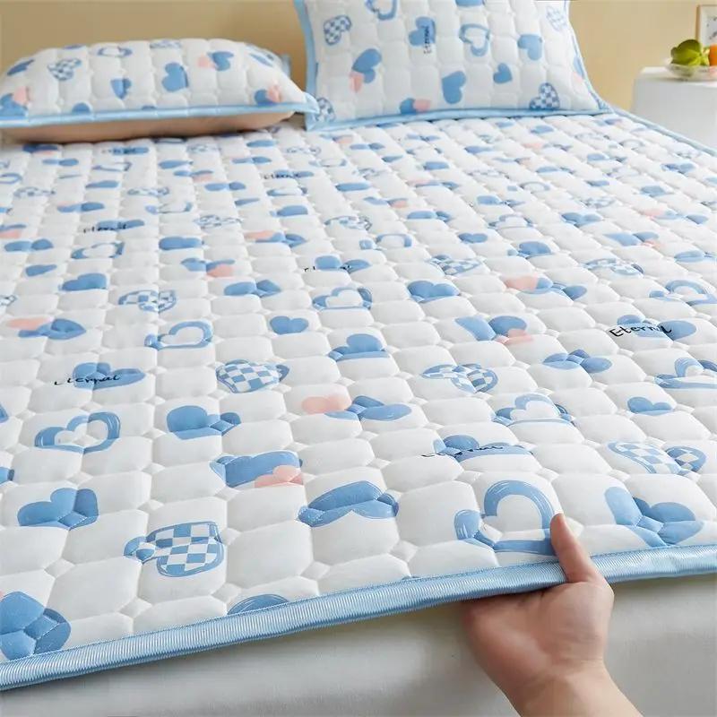 Ультрамягкий складной хлопковый матрас, складной матрац из натурального латекса, полная матримониальная камера