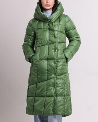 Пальто женские ICON 1097 36 Зеленое
