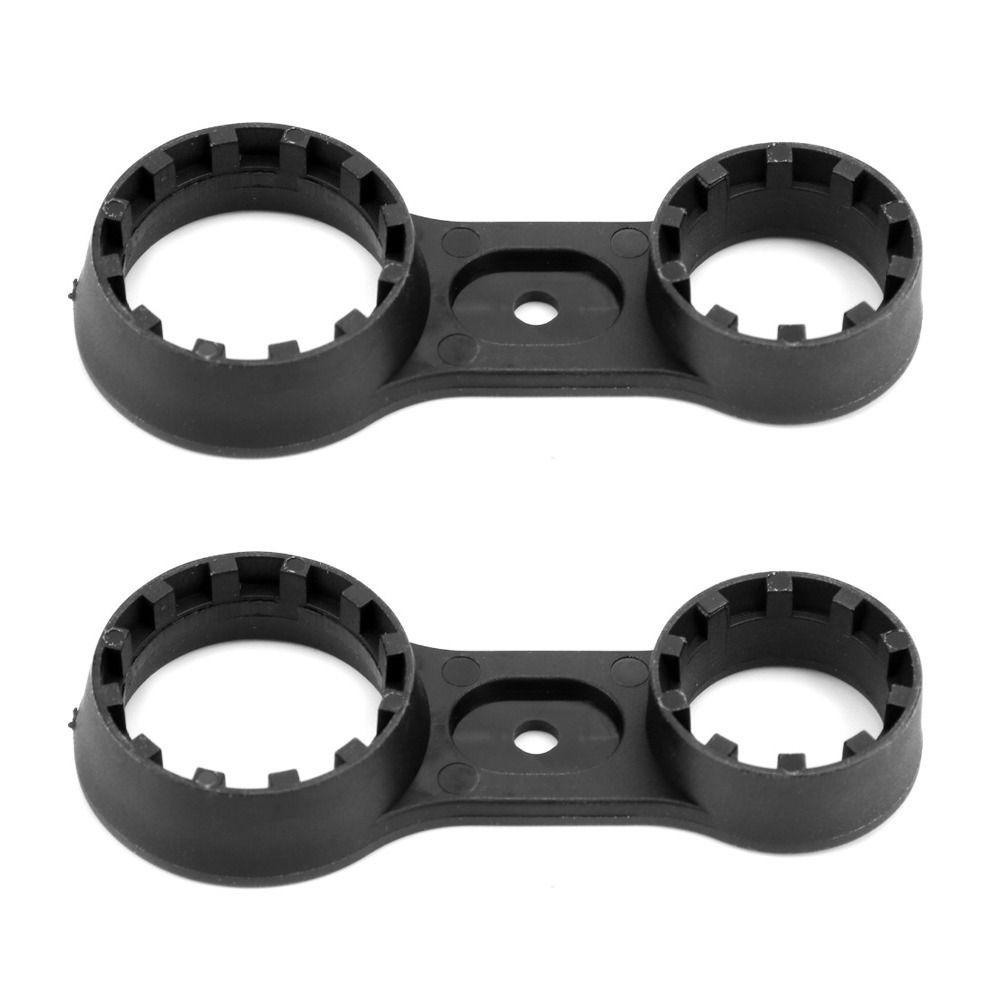 2PCS Double Head Bicycle Front Fork Wrench Plastic Bike Front Fork Cap Wrench Mountain Bike Repair