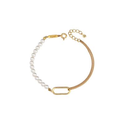Ozel Браслет из серебра 925 пробы с миксом жемчуга PS074B