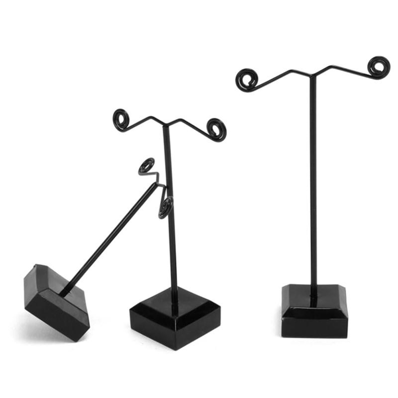 1 шт. Металлическая подставка для украшений, держатель для серег, Т-образная подставка, органайзер для серег, подставка для демонстрации украшений для пуссет, серег-подвесок, серег-колец