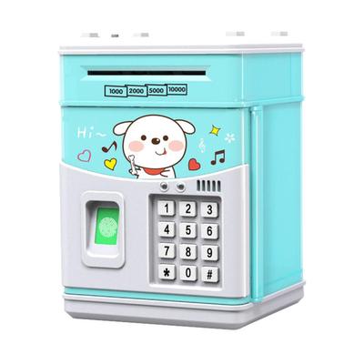 Электронная копилка MINI ATM Saving Box с паролем, имитирующим отпечаток пальца, денежный банк для наличных денег