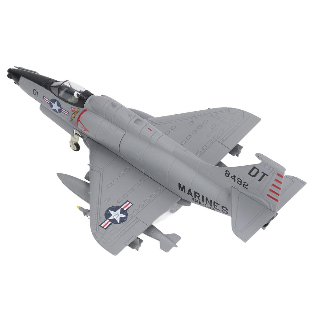 1:72 Diecast Airplane Model Alloy Home Store Simulated Lifelike Aircraft Toy Decoration Collection