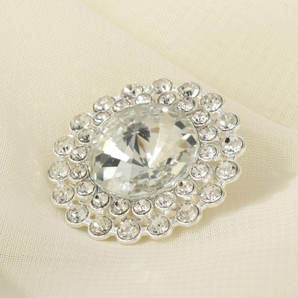 Сделай сам Швейные пуговицы Аксессуары для скрапбукинга Декор для рукоделия Пуговицы для рубашек Металлические пуговицы с кристаллами