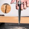 EMVANV 2Pcs Bridge Pin Hole Reamer, 3-13mm(1/8''-1/2'') & 5-16mm(½-5/8") T Handle Taper Reamer Set, 6 Fluted Chamfer Reaming Tool, Bridge Pin Hole