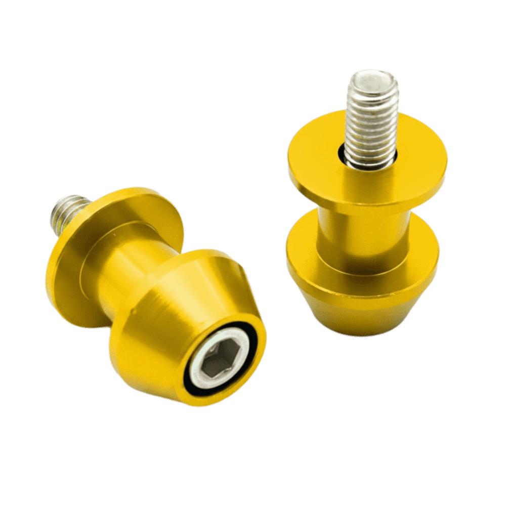 10mm Diameter Swingarm Spools Slider CNC Machined Motorcycle Stand Spools Garage Use