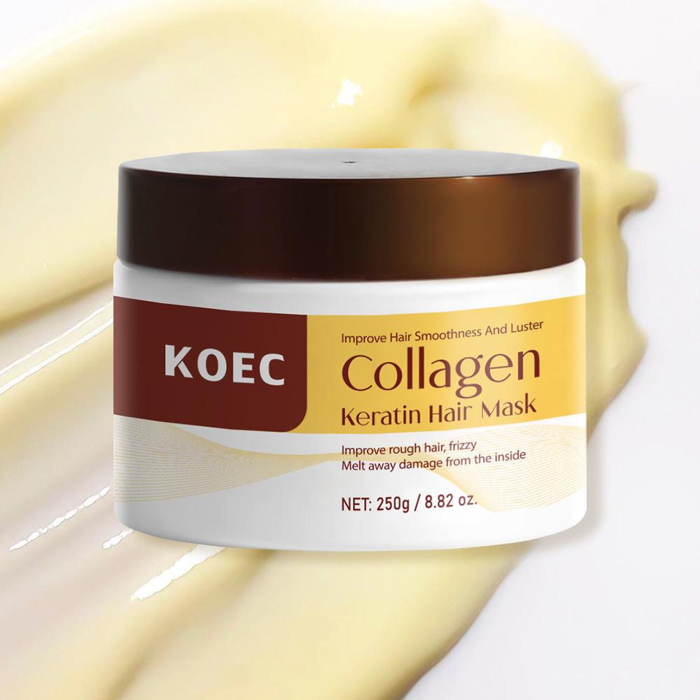 KOEC Collagen Hair Mask Conditioner Nourish Dry Damaged Hair Deep Repair Moisturizing