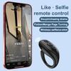 Умный Bluetooth-совместимый V5.3 Пульт Дистанционного Управления Беспроводной Селфи Видео Контроллер Автоматический Перелистыватель Страниц Просмотр для Мобильного Телефона