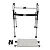 Folding Elderly Walker 8 Levels Adjustment Arm Support Walker Aluminum Alloy Handrail Walking Aid