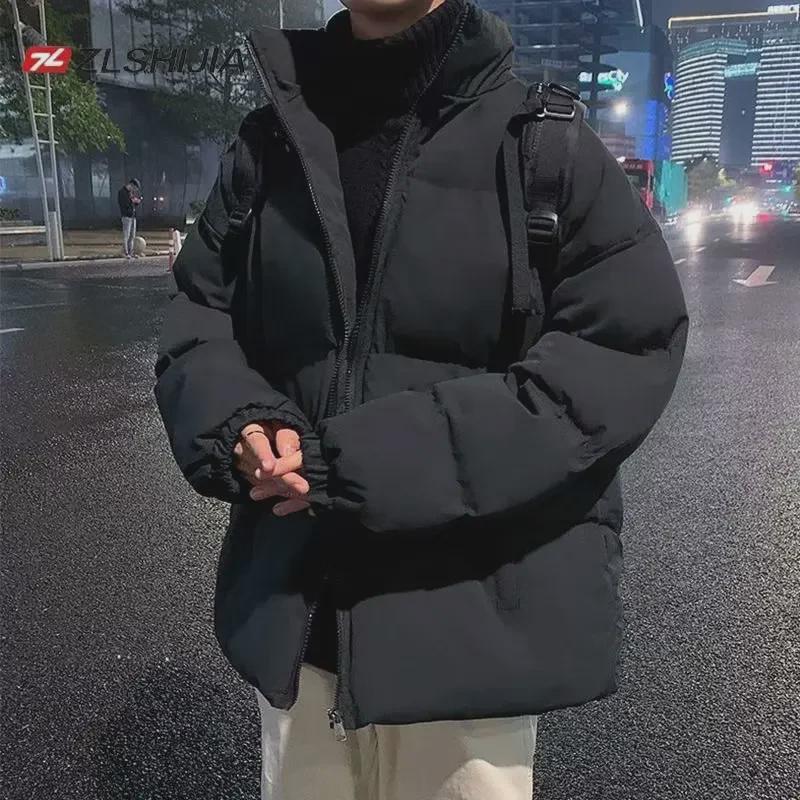 Boys' 2024 Winter Cotton-Padded Puffer Jacket - Thick, Warm & Stylish Sports Casual Design