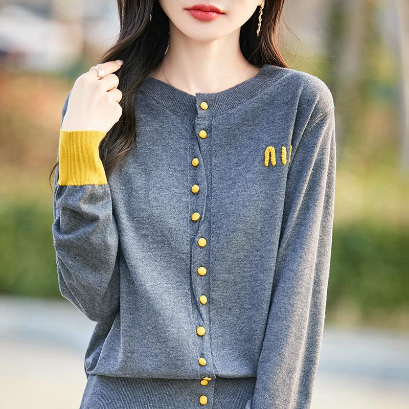 Женский легкий кардиган из 50% шерсти и 50% шелка Mulberry — универсальный трикотаж на все 4 сезона для комфорта и стиля в любое время года