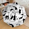 1pc Cow Print Automatic Open/Close Umbrella, Formal Events - Ideal Gift for Family or Friends, Outdoor Accessory yy251211148