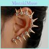 Ear Alloy Fashion Climber With Geometric And Rivet Design For Stylish Women