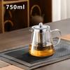 Heat Resistant Glass Teapot for Induction Cooker Tea Kettle With Stainless Steel Strainer Infuser Kung Fu Teawear Glass Teapot