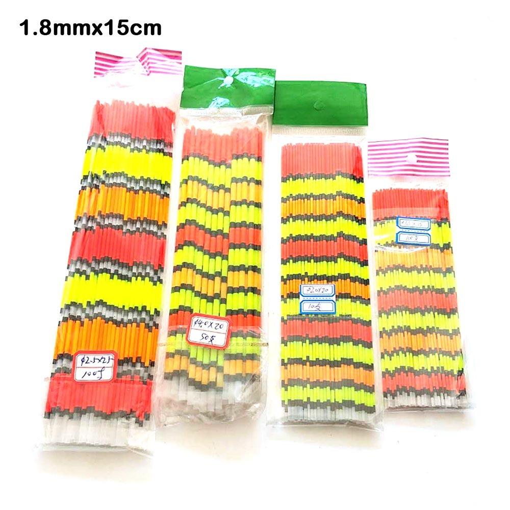 10pcs DIY Fishing  Float Top Drift Tail Eye catching Fishing Float Top Floats Buoy  Night Fishing