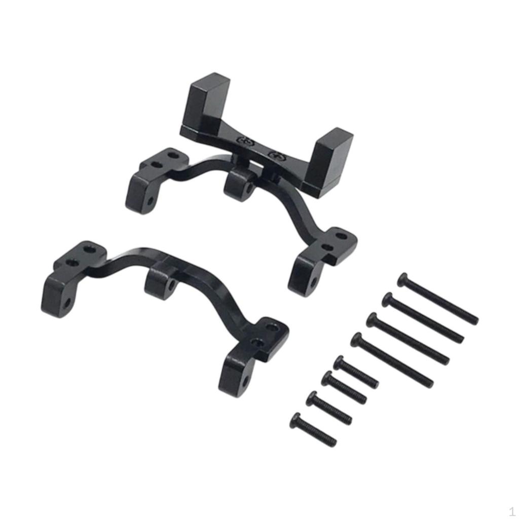Metal Pull Rod Servo Mount Set Fixed Lightweight Vehicle Portable Replacement 1:16 Scale RC
