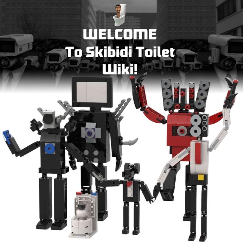 Mgw Лабиринт Ведьмы Пластиковый Конструктор Игрушка Скибиди Туалет Против Человека-Наблюдателя Горячая Игра