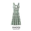 Fashion Style 2024 Summer New Arrival Women's Clothing Stylish Silm Bow Tie Cut Out Embroider Dress 3356697