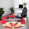 1 шт. Круглый ковер Anpanman для офиса, подходит для офиса, под офисные стулья, спальни, гостиной, домашнего декора, декора комнаты T1224014