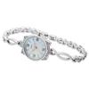Fieldwork Women's Analog Watch with Natural Shell and Metal Band and Accessory Buckle, Amel Silver, JN032-1